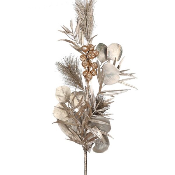 RAMA DE PINO PLATA 75CM - Imagen 2