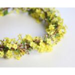 CORONA FLOR ARTIFICIAL NIÑA COMUNIÓN BODA Ø20CM - Imagen 4