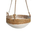 CESTA CUENCO YUTE COLGANTE Ø 20CM - Imagen 2