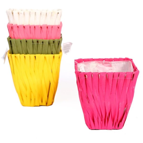 CESTA COLORES 13 CMX13CM, ALT 15 CM - Imagen 1