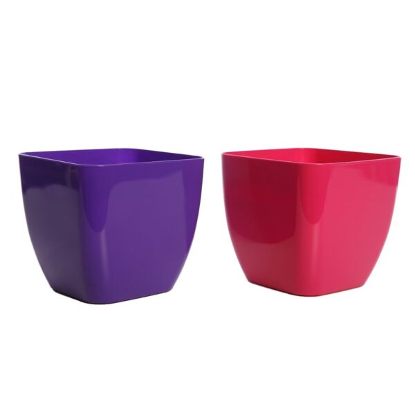 MACETERO CUADRADO PLASTIC Ø14CM ALT 12,5CM - Imagen 6