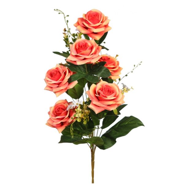 FH0015.06_0 BOUQUET ROSAS ARTIFICIALES 54CM - Imagen 1