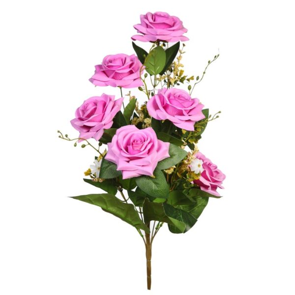 BOUQUET ROSAS ARTIFICIALES 54CM - Imagen 3
