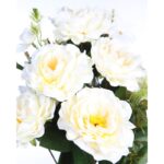 BOUQUET PEONIAS ARTIFICIAL 42CM - Imagen 2