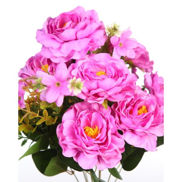 BOUQUET PEONIAS ARTIFICIAL 42CM - Imagen 10