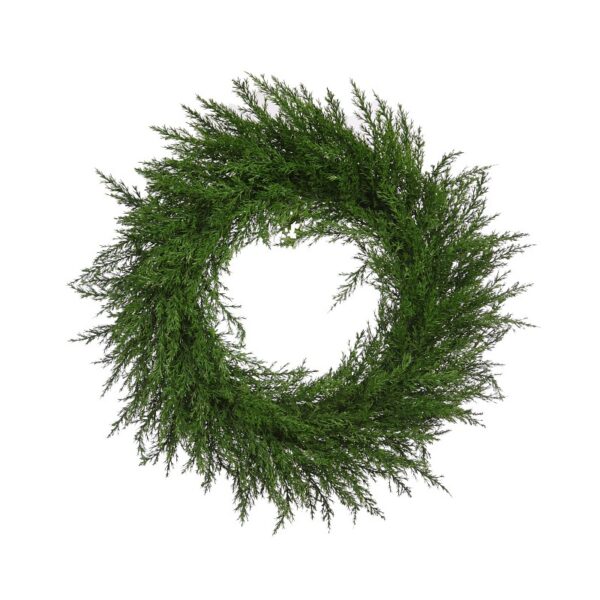 FH0027_0 CORONA DE SETO ARTIFICIAL Ø 40CM - Imagen 1