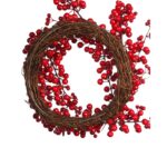 CORONA BERRIES ARTIFICIAL Ø 28CM - Imagen 3