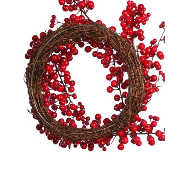 CORONA BERRIES ARTIFICIAL Ø 28CM - Imagen 3