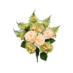 BOUQUET HORTENSIAS Y FLORES ARTIFICIAL 52CM - Imagen 3