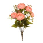 RAMO ROSAS X 7 ARTIFICIALES 48CM - Imagen 5