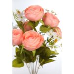 RAMO ROSAS X 7 ARTIFICIALES 48CM - Imagen 6