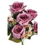 BOUQUET DE ROSAS ARTIFICIAL 50CM - Imagen 8