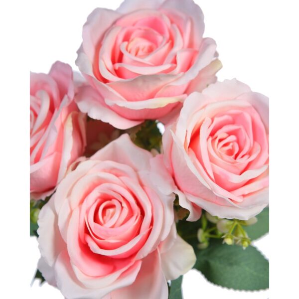 BOUQUET ROSAS ARTIFICIALES 40CM - Imagen 6