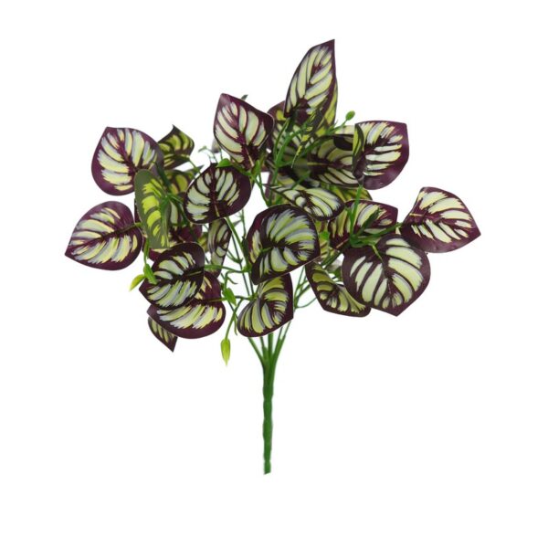 PLANTA HOJA BICOLOR ARTIFICIAL 30CM - Imagen 1