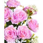 RAMO ROSAS ARTIFICIAL 43CM - Imagen 8