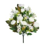 RAMO PEONIAS ARTIFICIALES 50CM