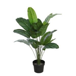 PLANTA CALATHEA EN MACETA ARTIFICIAL 65CM