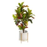 SET 3 MACETEROS CON PIE METALICO 30CM - Imagen 6