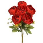 RAMO PEONIAS ARTIFICIAL 40CM - Imagen 9