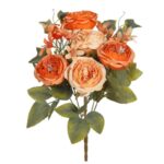 BOUQUET ROSAS ARTIFICIAL 30CM