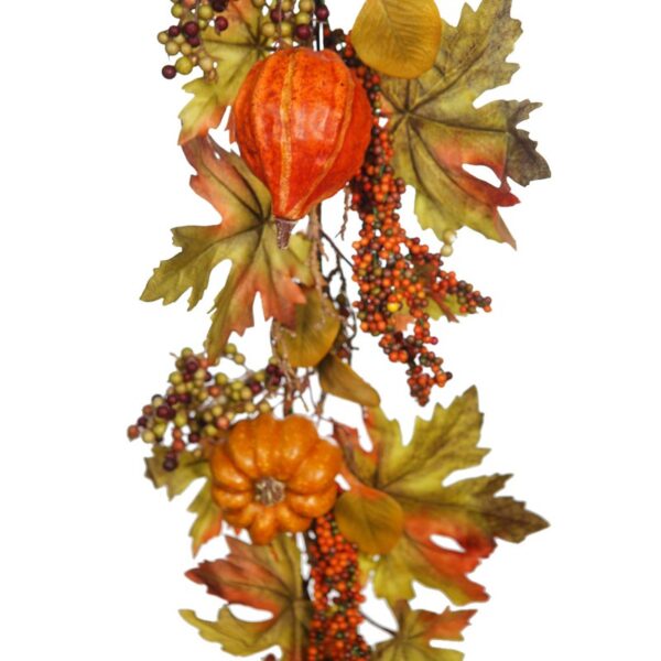 GUIRNALDA OTOÑAL CALABAZAS ARTIFICIAL 170CM - Imagen 2