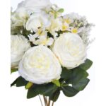 RAMO ROSAS CENTIFOLIA ARTIFICIAL 45CM - Imagen 2