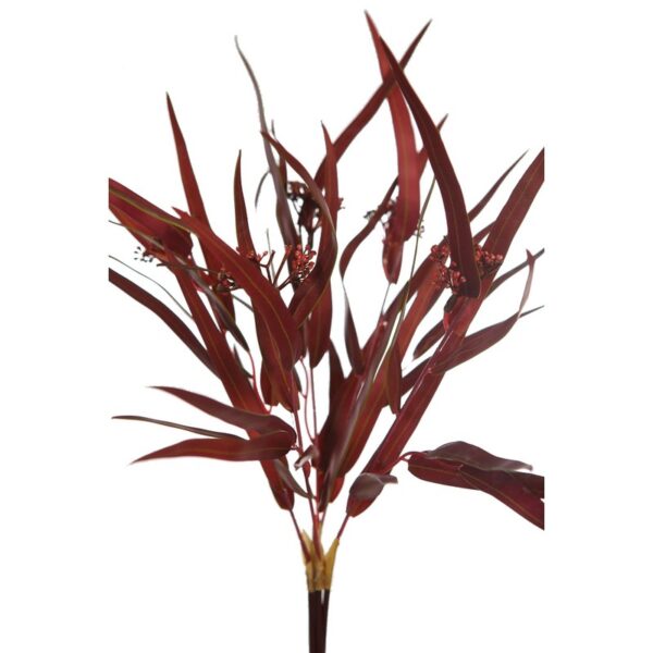 ATADO EUCALIPTO CON FLOR ARTIFICIAL 48CM - Imagen 2