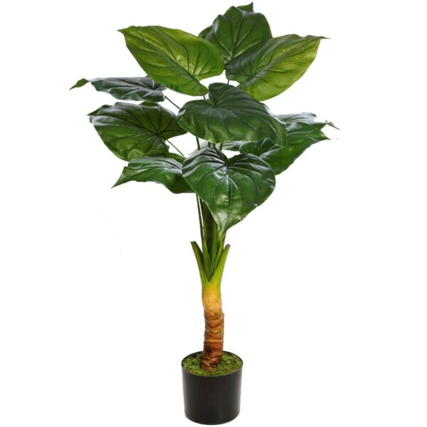 KD4860_0 PLANTA TARO ARTIFICIAL 105CM - Imagen 1