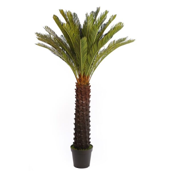 KD9010_0 CYCA ARTIFICIAL EN MACETA 150CM ANCHO 90CM - Imagen 1