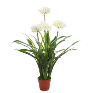 ALLIUM ARTIFICIAL EN MACETA 80CM