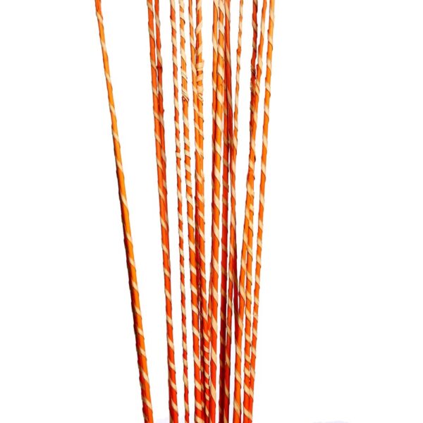 STICK GOLDEN RAFFIA SPIRAL X20 100CM - Imagen 6