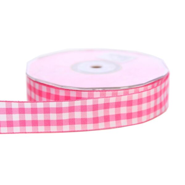 CINTA CUADROS VICHY 25MM - Imagen 1