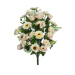 RAMO ROSAS Y GERBERAS ARTIFICIAL 46CM