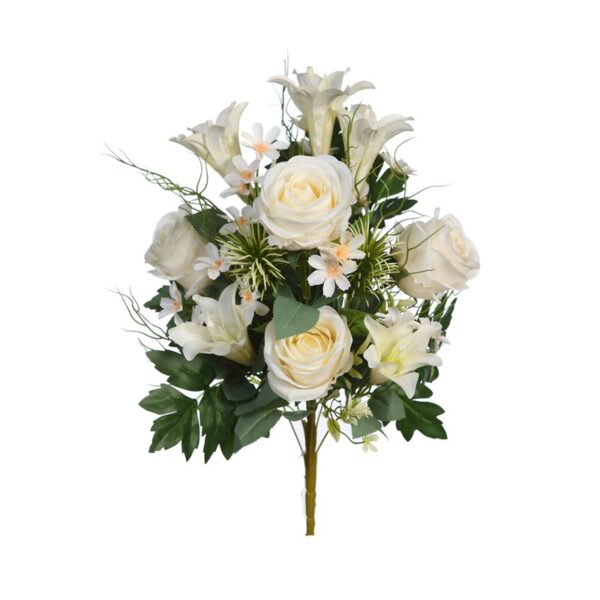 SE0003.02_0 RAMO ROSAS Y LILYS ARTIFICIAL 52CM - Imagen 1
