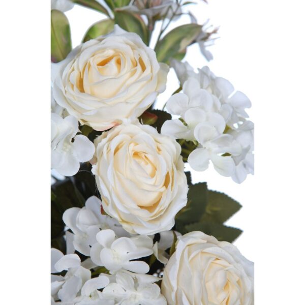 RAMO ROSAS Y HORTENSIAS ARTIFICIAL 47CM - Imagen 2