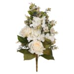 RAMO ROSAS Y EUCALIPTO ARTIFICIAL 55CM