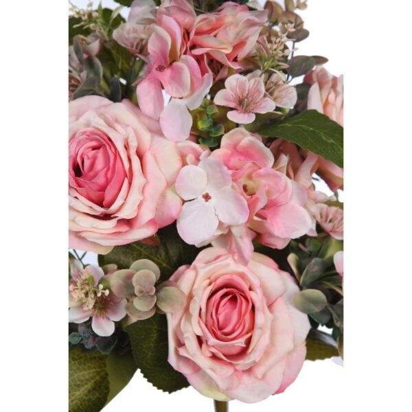 RAMO ROSAS Y EUCALIPTO ARTIFICIAL 55CM - Imagen 4