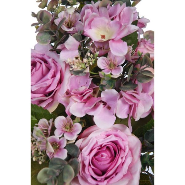 RAMO ROSAS Y EUCALIPTO ARTIFICIAL 55CM - Imagen 6