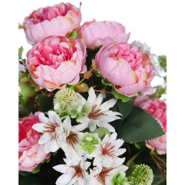 RAMO RANUNCULO Y MARGARITAS ARTIFICIAL 38CM - Imagen 2