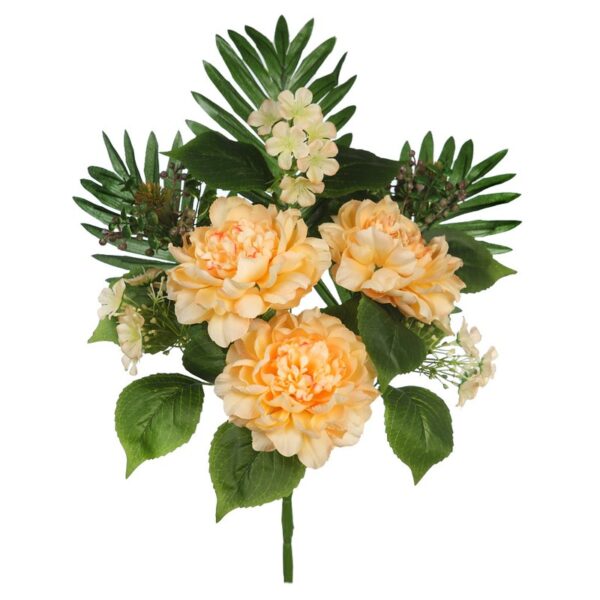 RAMO DE UNA CARA PEONIAS ARTIFICIAL 55CM - Imagen 5