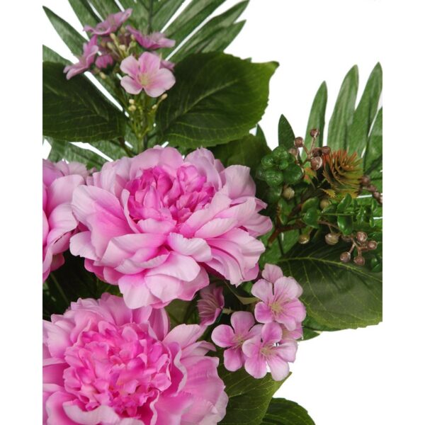 RAMO DE UNA CARA PEONIAS ARTIFICIAL 55CM - Imagen 8