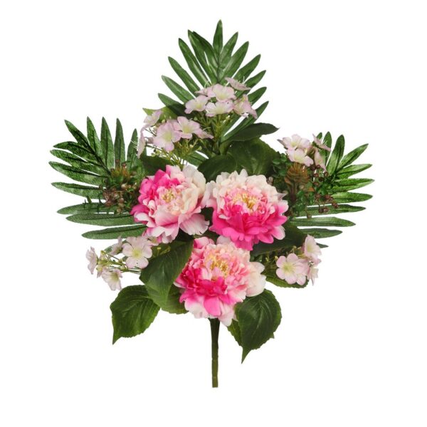 RAMO PEONIA ARTIFICIAL 55CM - Imagen 3
