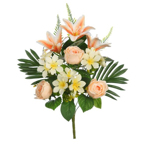 RAMO LILIS Y ROSAS ARTIFICIAL 55CM - Imagen 3