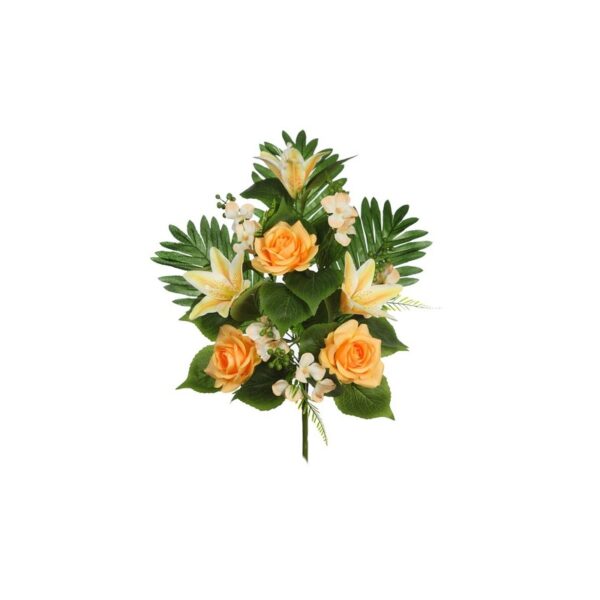 RAMO ROSAS Y LILIS ARTIFICIAL 55CM - Imagen 1
