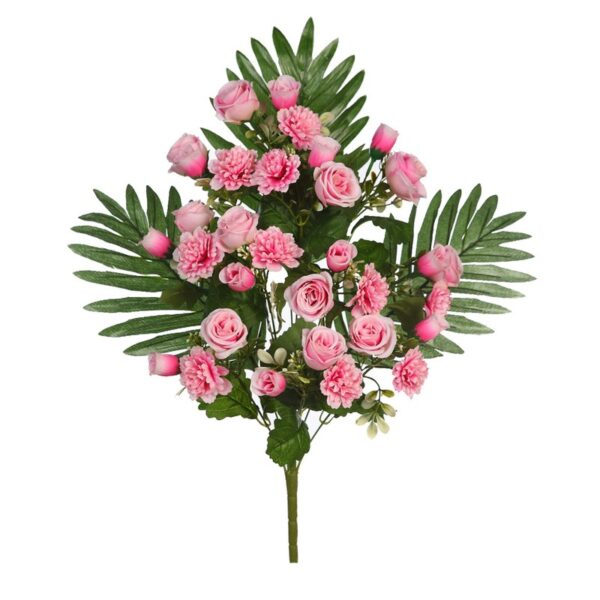 RAMO ROSAS MINI ARTIFICIAL 55CM - Imagen 7