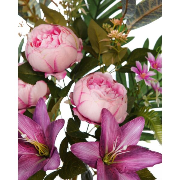 RAMO LILIS Y PEONIAS ARTIFICIAL 55CM - Imagen 8