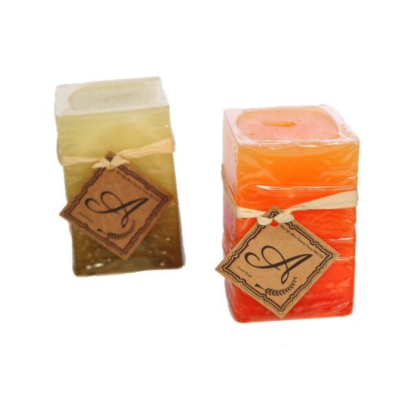 VELA CUADRADA ALTA 6X6X10CM - Imagen 4