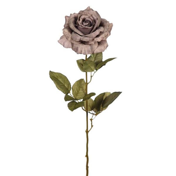 VARA ROSA ARTIFICIAL,  66CM, Ø FLOR 12CM - Imagen 5