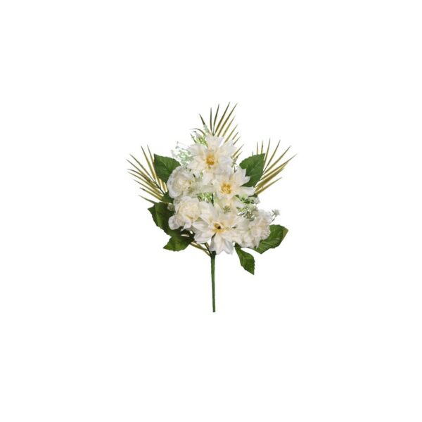 RAMO DALIAS Y CLAVELES ARTIFICIAL 48CM - Imagen 1