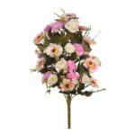 RAMO MARGARITAS Y ROSAS ARTIFICIAL 48CM - Imagen 3